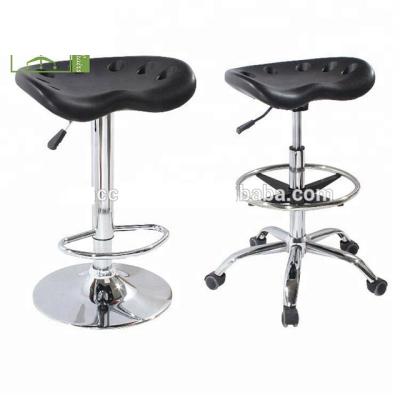 China (Size)Adjustable High Bar Chair Upholstered Modern Style Bar Stool Adjustable Bar And Resto Supplies for sale