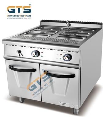 China Range Series Gas Electric Bain Marie Food Warmer with Cabinet 800 Stainless Steel kitchen Supplies Hot sale Catering Equipment for sale