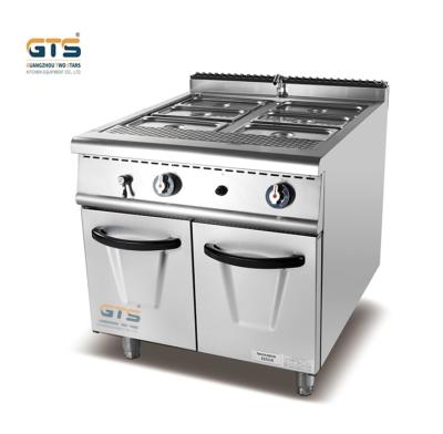 China Luxury Ranges Serie Commercial Gas Bain Marie With Cabinet 800mm Food Warmer Heater Keep Fresh Food Heat Reservation Hotel à venda