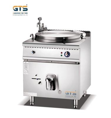 China Commercial Electric Soup Kettle Boiler Indirect Jacketed Boiling Pan 800mm 100-150L Catering Equipment Steam Cooking Pot Factory à venda