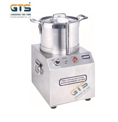 China New Commercial 15L food chopper stainless steel ginger garlic peanut meat Vegetable Humus Cut up Chopping machine 3/4/6/10/15L for sale