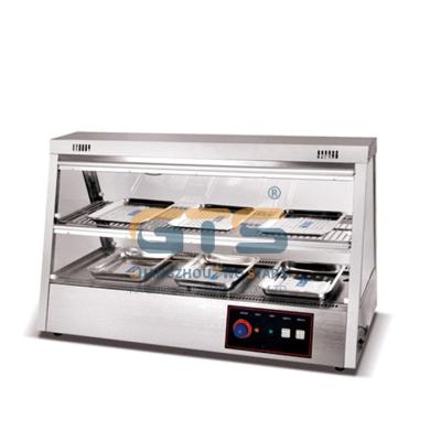 China Stainless Steel Warming Showcase Display Modern Restaurant Supplies Kitchen Cooking Equipment for sale