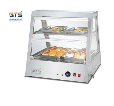 China commercial Electric Fast food display showcase Warmer 700mm Counter Fried chicken Fries potato chips pops Advertise Fast Food for sale