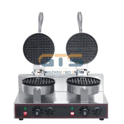 China Double Electric Contact Waffle Grill Maker Kitchen Accessories 2021 Kitchen Equipment for sale