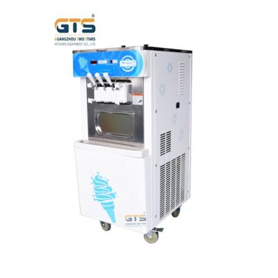 China Commercial Soft Ice Cream Machine 38C 12L2 Factory Supply Commercial Home Frozen Steel Key Stainless Power Engine Milk Food Te koop