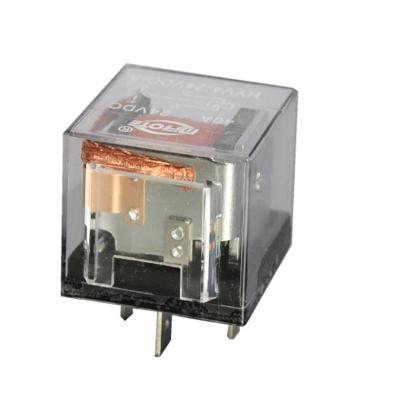 China 80 Amp Sealed Clear Blue Automotive Relay , 5 Pin Universal 12 Volt Relay With Led Light for sale