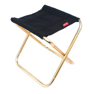 China Portable Outdoor Portable Folding Folding Chair 7075 Aluminum Alloy Foldable Chair For Fishing Camping BBQ for sale