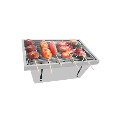 China Easily Assembled Folding Portable Lightweight BBQ Charcoal Grill For Outdoor Grilling Cooking Camping for sale