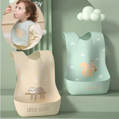 China Infant Bibs Wholesale Thickening Disposable Waterproof Non Woven Portable Baby Bibs For Consumption for sale