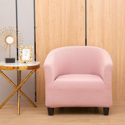 China Home American Sofa Cover Semicircle Decoration Protector Thickening Anti-fouling Polyester Elastic Sofa Cover For Dining Room for sale