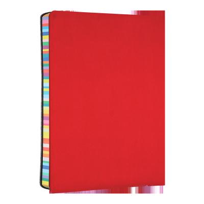 China Plain Paper A5 Hardcover Book Printed PU Cover Printed Custom Notebook For School for sale