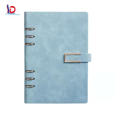 China Ring Binder Spiral Work Diary Budget Binding PU Leather Binder Promotional Notebook 3 Agenda\Business\Business School Stationery\Office for sale