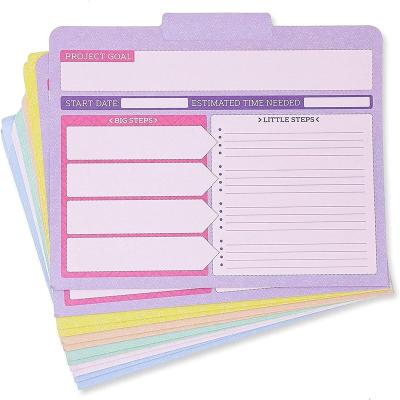 China Promotion\Business\Cut Tab Set Of Classic 1/3 School Stationery\Office 12 Project Folders With Notes Section for sale