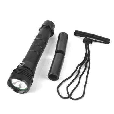 China High Power Diving Flashlight High Output 5000 Lumens Scuba Flashlight 3 L2 LED Wide Working Voltage 7000K 80 Meters Distance Depth Magnetic Switch Dive Torch for sale