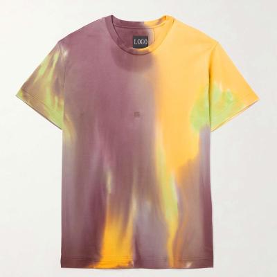 China Anti-Wrinkle Custom Brand High Quality Mens Plus Size Plus Size Tie Dye T Shirts Big Embossing Graphic Tees Designs Ringer Mens Tie Dye T Shirts for sale