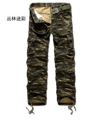 China QUICK DRY Men's Large Loose Multi-pocket Tactical Pants Camouflage Outdoor Sports Casual Tactical Pants for sale