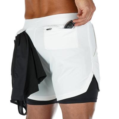 China Types Breathable Quick Dry Gym Shorts Man High Rise Gym Shorts Lose Running Gym Shorts Men for sale