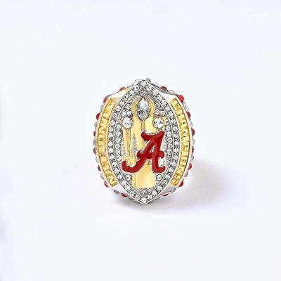 China Fashion Casual/Sports Promotional Men's Retro Basketball Champion Alloy Birthday Gift Ring for sale