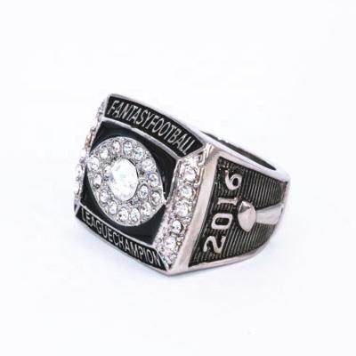 China Hot Selling Casual/Sports Sports Combine Crystal Rhinestone Basketball Championship Ring With Ring Box for sale