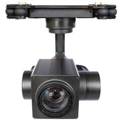 China PAN-TILT 30x Zoom 13.0MP HD Object Tracking Starlight UAV Drone 3 Axis Gimbal Camera for sale