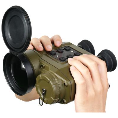 China 3Km Long Detection Range 400x300 Resolution IR Thermal Imaging Night Vision Military Tactical Binocular Telescope for sale