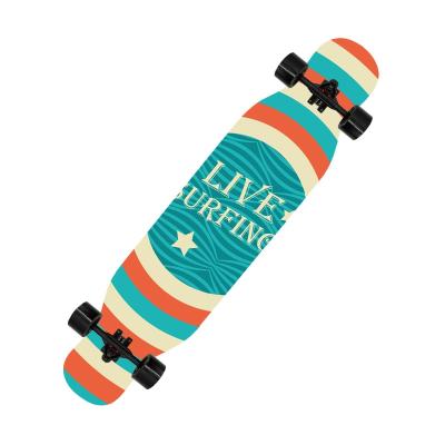 China Youth Laier Dance Board Brush Street 42 Inch Long Maple Wood Skateboard for sale