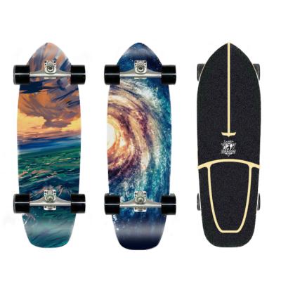 China High Quality New Production Youth LAIER Surfboard Truck CX4 Four Wheel Surfskate Surf Skateboard for sale