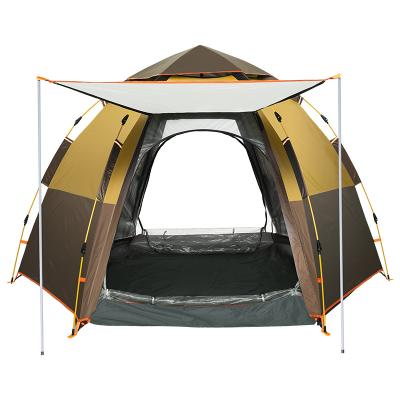 China Large Instant Laier Automatic Outdoor Camping Stretch Tent Diagonal Bracing Type for sale