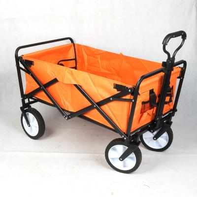 China Heavy Duty Easy Folding Laier Garden Pull Cart Folding Outdoor Camping Wagon for sale