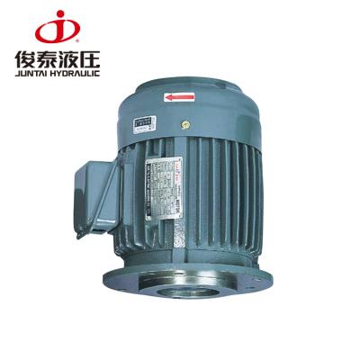 China Totally Enclosed Vertical Mounted Electric Motors Single Phase Flange Type 2HP 1.5KW for sale