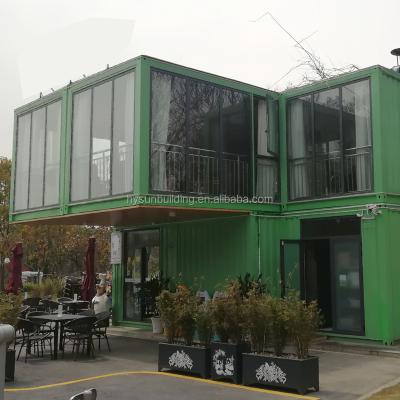 China Ready Made Hotel Green And Easy Assembly Durable Modified Prefab Container House for sale