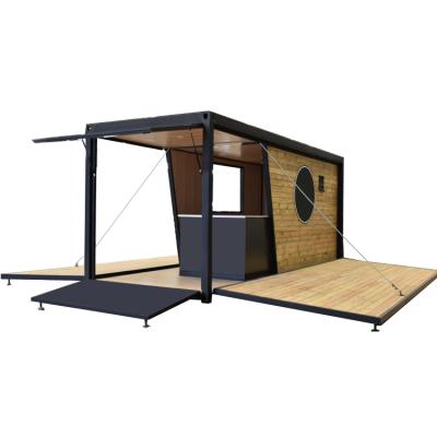 China Snack Box Hysun Prefab Mobile Container House Prefab Shipping Pop Up Coffee for sale