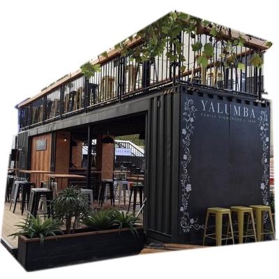 China HYSUN Modified Modified Container Auto Shop Home Coffee Shop Modern Mobile Container Bar Coffee Shop Hot Selling 2021 for sale