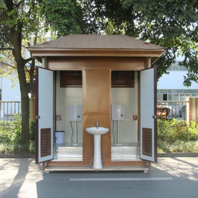 China Hysun Modern Portable Mobile Toilet With Outdoor Shower Bathroom For Public Toilet for sale