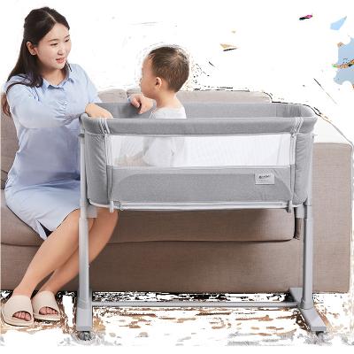 China Flexible Newborn Bedside Sleep Hutch Baby Crib Katil Crib Kids Hutch Adjustable Baby Crib Bed for sale