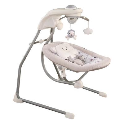 China Wholesale Safety Comfortable Baby Rocker Chair Swing Chair Electric Music and Toys Cradle Infant to Toddler Swing with Portable Rocker for sale