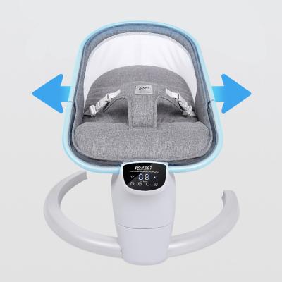 China New Release BY055D Single Parallel Dual Hose Microwave Dual Hose Baby Cradle Rocking Chair Electric Swing for sale