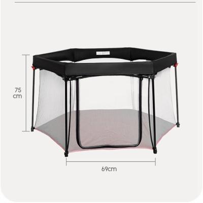 China Easy Assembly Portable Kids Play Folding Playpen No-yard Installation for sale