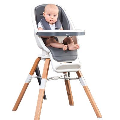 China Safety Comfortable Baby Dining Chair Multi-Function Modern Wooden Baby Food Chair Quality Baby Feeding Arbiter Chair for sale