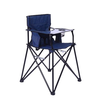 China Custom portable eco-friendly materials color baby camping chair kids travel dinner seat outdoor feeding highchair for sale