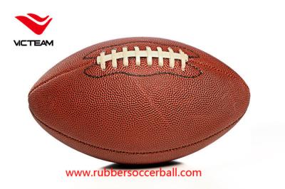 China Promotional Customize RUBBER football american ball For Outdoor Training for sale