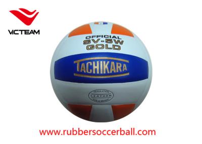 China Youth Soft  PU / PVC Custom Volleyball With with Rubber or Butyl Bladder for sale