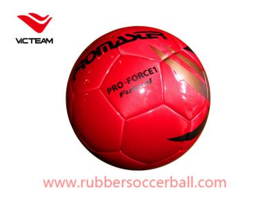 Chine Ballon de football ROUGE 5# de Tpu de club pour la formation de la jeunesse, le petit football en cuir à vendre