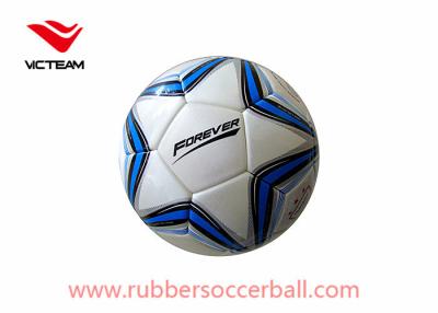 China Dauerhafter kundenspezifischer Druckfußball PVC-3# für Kinderspielspiele zu verkaufen