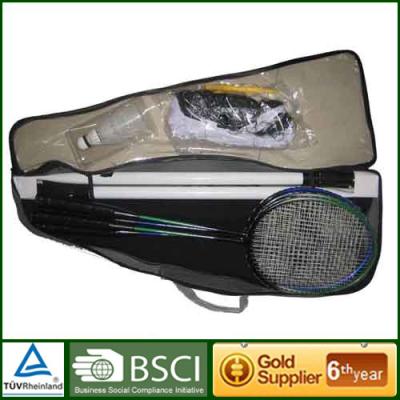 China Professional muti color Badminton Rackets for entertainment with carry bag for sale