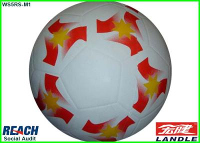 China White Size 1 Size 2 Size 3 Size 4 Training Footballs , CMYK Full Printing for sale