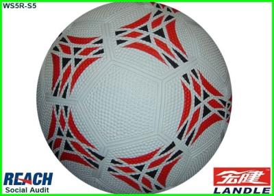 China Pebble Standard Size 3 Rubber Soccer Ball for World Cup , 18cm Diameter for sale