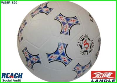 China Small Rubber Footballs Size 2 / Size 3 , PVC PU TPU Flag Soccer Ball for sale