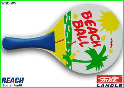 China Customized Wooden Paddle Ball Rackets By Zip PVC Bag Packing for sale