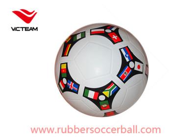 China Colorful 5# National Flags Rubber Soccer Ball , 32 Panels Adult  Football for sale